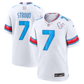 Houston Texans C.J. Stroud Nike White 2026 Rivalries Collection Game Jersey product image 1, provided for visual reference