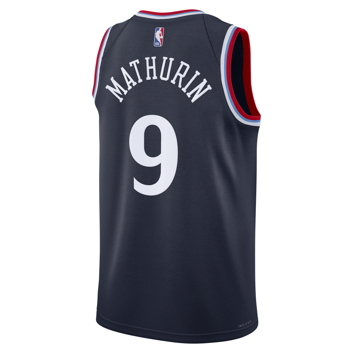 Los Angeles Clippers Nike Replica Icon Edition Swingman Jersey - Navy - Bennedict Mathurin - Unisex product image 4,