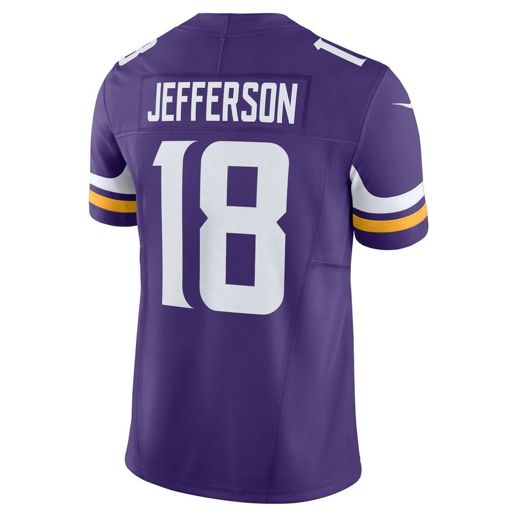 Minnesota Vikings Justin Jefferson Nike Purple Vapor F.U.S.E. Limited Jersey product image 3, provided for visual reference