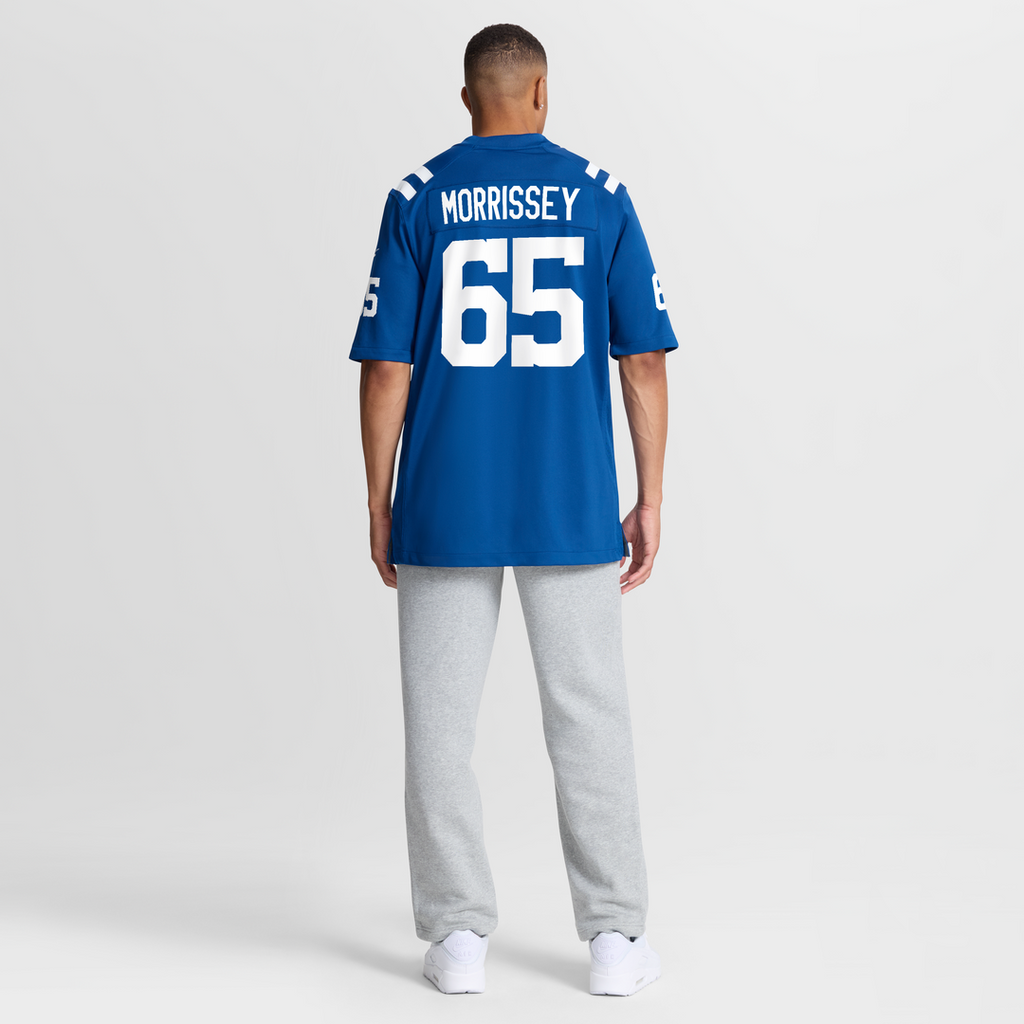 Indianapolis Colts Jimmy Morrissey Nike Royal Team Game Jersey product image 9, provided for visual reference and product