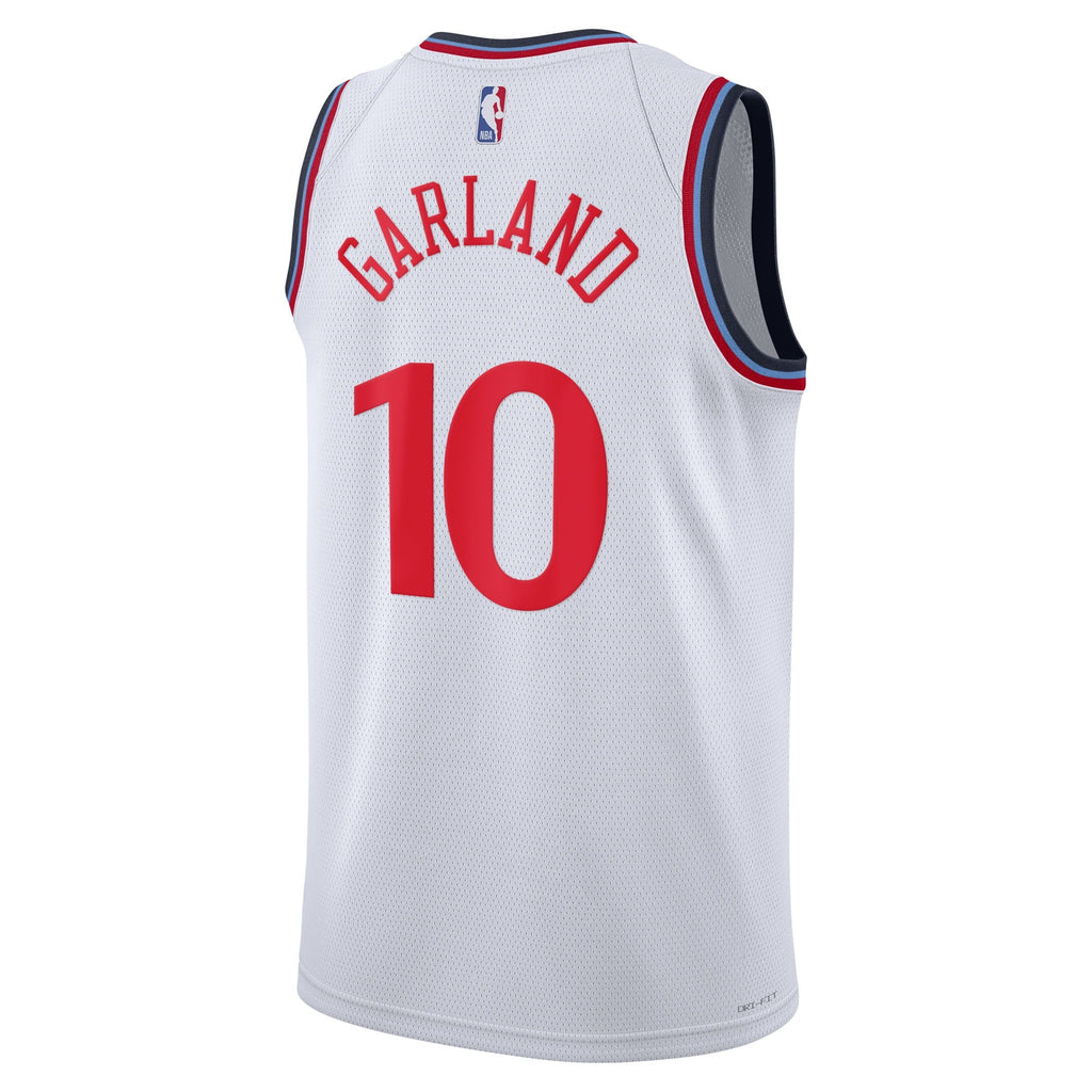 Los Angeles Clippers Nike Association Edition Swingman Jersey - White - Darius Garland - Unisex product image 4, provided