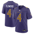 Baltimore Ravens Zay Flowers Nike Purple Alternate Game Jersey product image 1, provided for visual reference and product