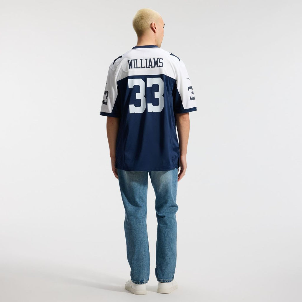 Dallas Cowboys Javonte Williams Nike Navy Alternate Game Jersey product image 5, provided for visual reference and product