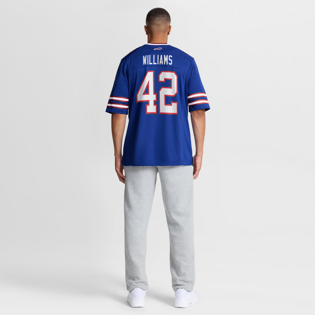 Buffalo Bills Dorian Williams Nike Royal Home Game Jersey product image 8, provided for visual reference and product detail