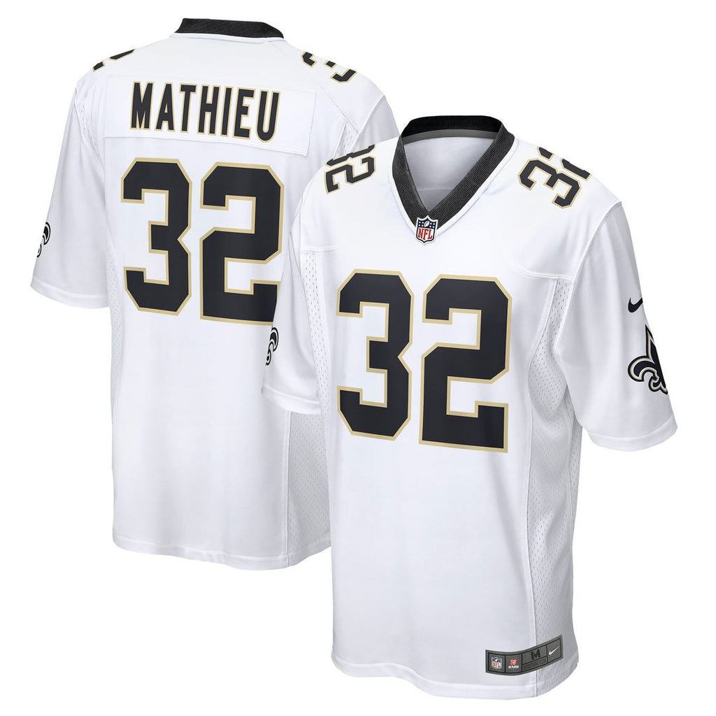 New Orleans Saints Tyrann Mathieu Nike White Game Jersey product image 4, provided for visual reference and product detail