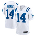 Indianapolis Colts Alec Pierce Nike White Away Game Player Jersey product image 1, provided for visual reference and product