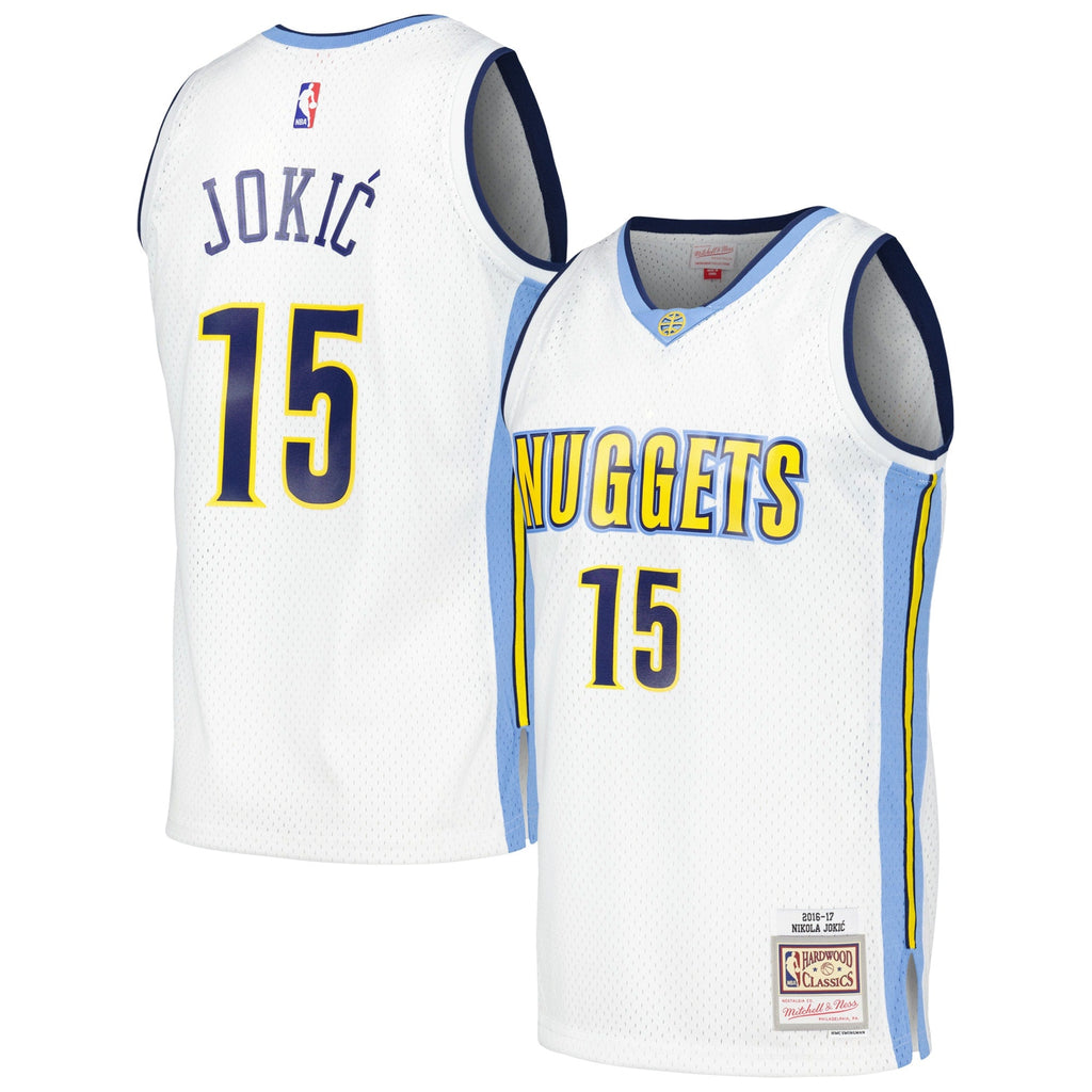 Men's Mitchell & Ness Nikola Jokic White Denver Nuggets product image 1