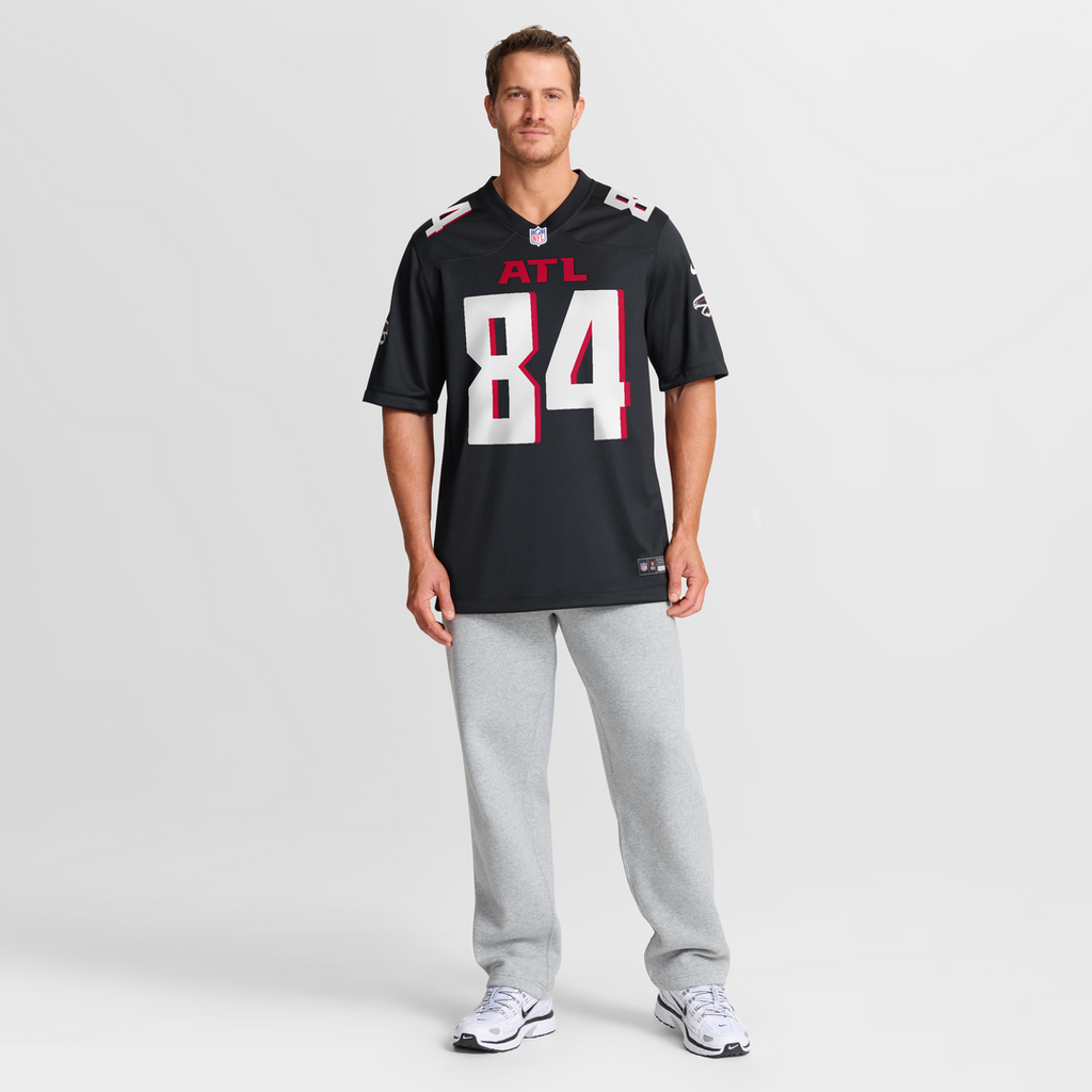 Atlanta Falcons Alfred Jenkins Nike Black Game Retired Player Jersey product image 7, provided for visual reference and