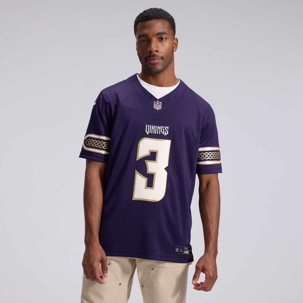 Minnesota Vikings Jordan Addison Nike Purple 2026 Rivalries Collection Stitched Limited Jersey product image 2, provided for