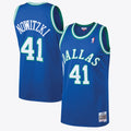 Dallas Mavericks Dirk Nowitzki 1998 Hardwood Classics Road Swingman Jersey By Mitchell & Ness - Royal product image 1,