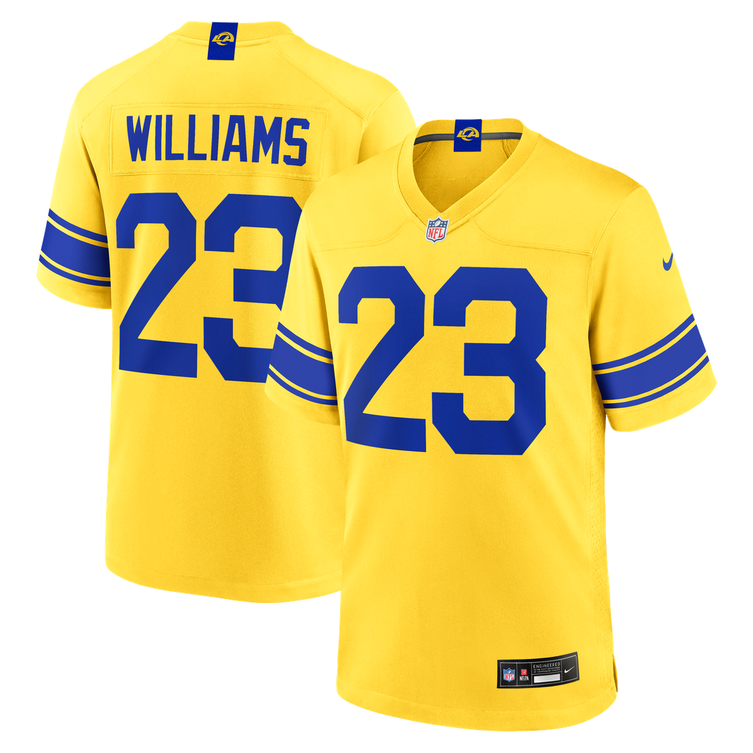 Los Angeles Rams Kyren Williams Nike White White Game Player Jersey product image 14, provided for visual reference and