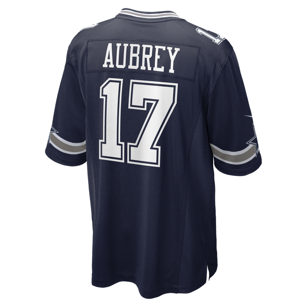 Dallas Cowboys Brandon Aubrey Nike White Game Jersey product image 9, provided for visual reference and product detail review