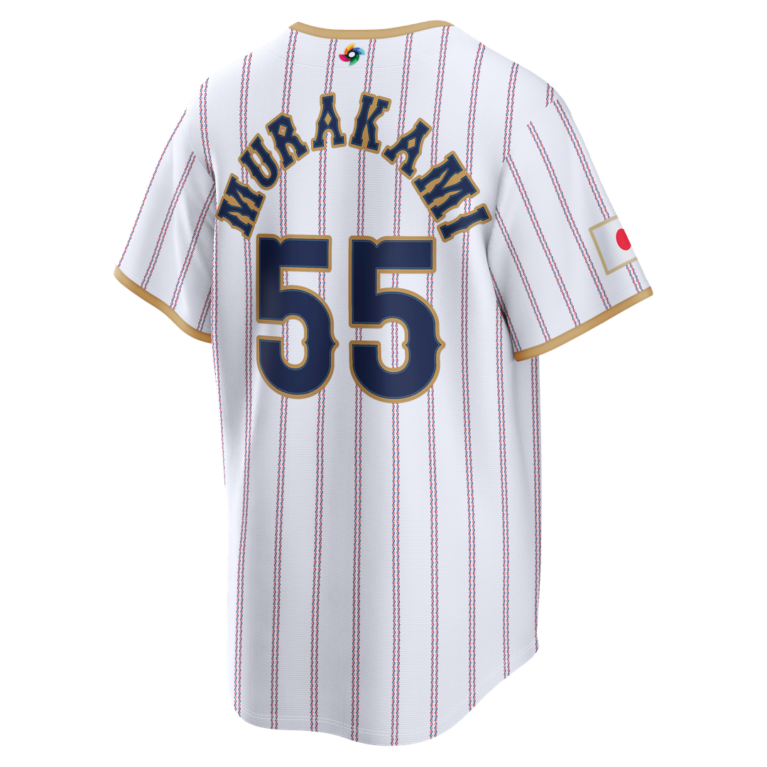 Japan Baseball Munetaka Murakami Nike White 2026 World Baseball Classic Home Stadium Jersey product image 3, provided for