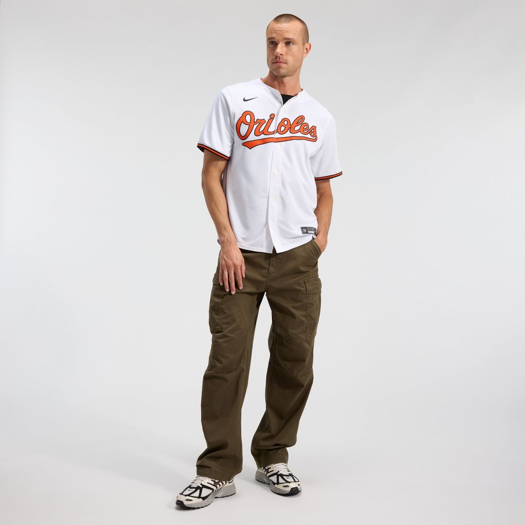 Baltimore Orioles Nike White Home Limited Jersey product image 3, provided for visual reference and product detail review