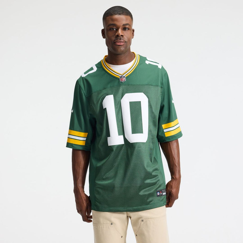Green Bay Packers Jordan Love Nike Green Vapor Untouchable Stitched Limited Jersey product image 2, provided for visual