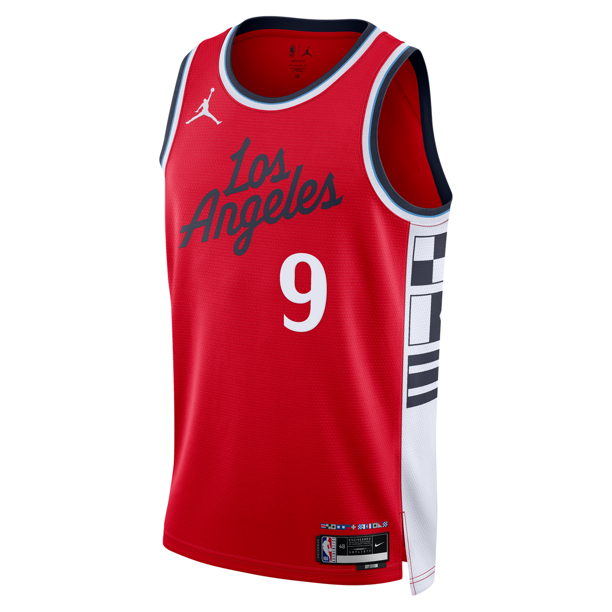 LA Clippers Jordan Brand Statement Edition Swingman Jersey - Red - Bennedict Mathurin product image 3, provided for visual