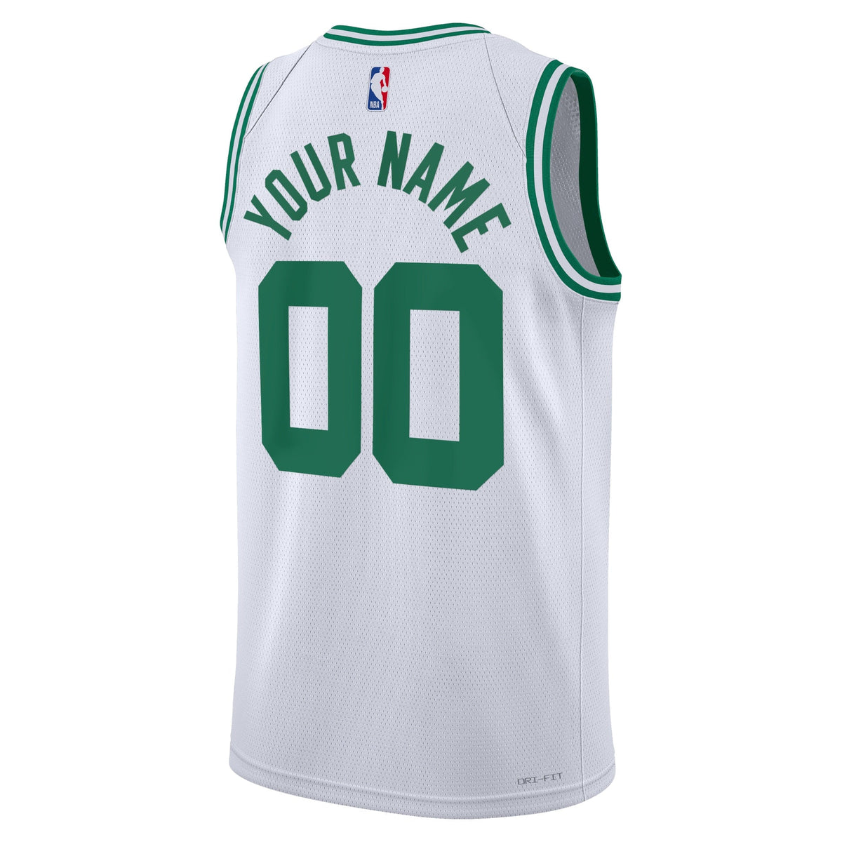 Boston Celtics Nike Association Swingman Jersey - Custom - Unisex product image 3, provided for visual reference and product