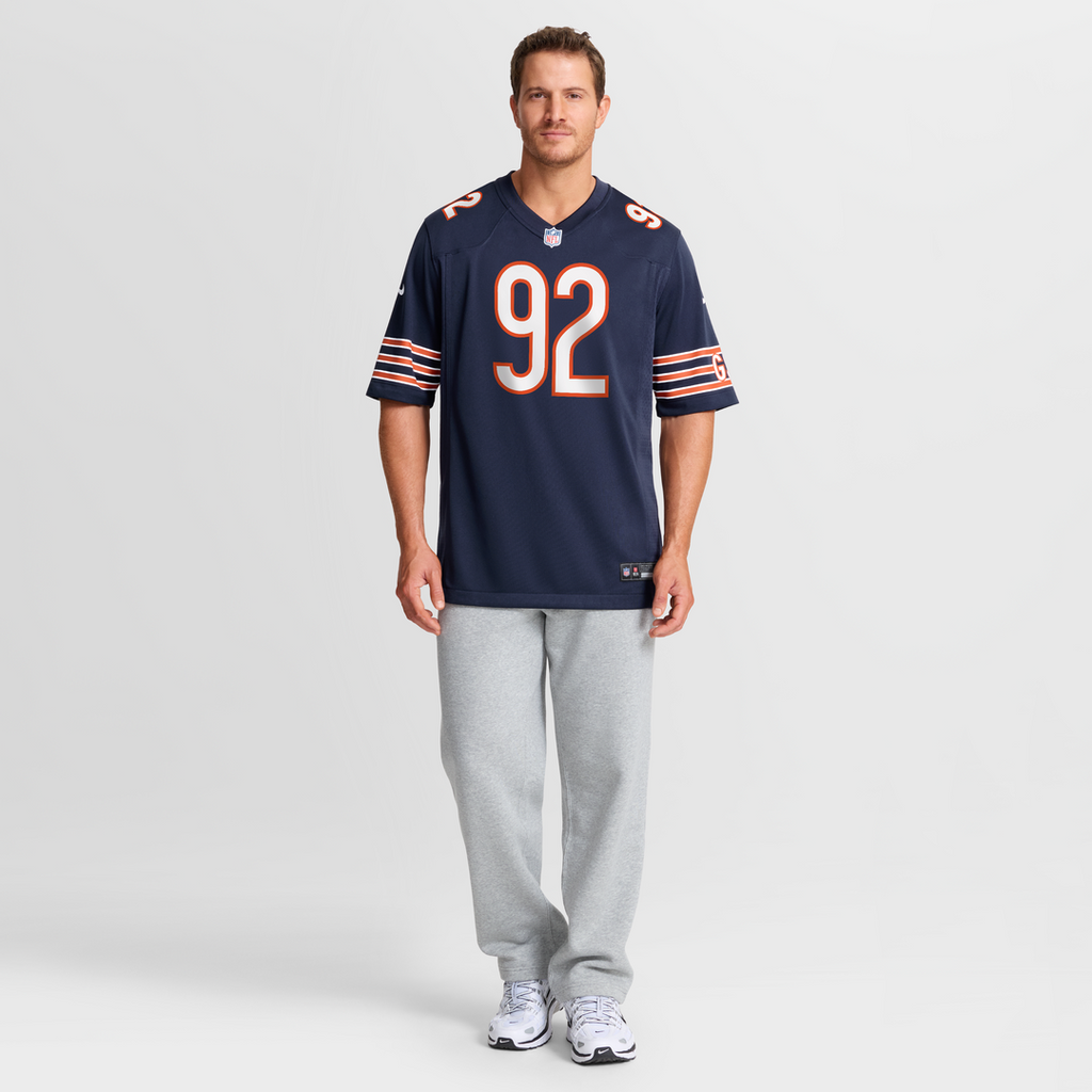 Chicago Bears Daniel Hardy Nike Navy Team Game Jersey product image 7, provided for visual reference and product detail