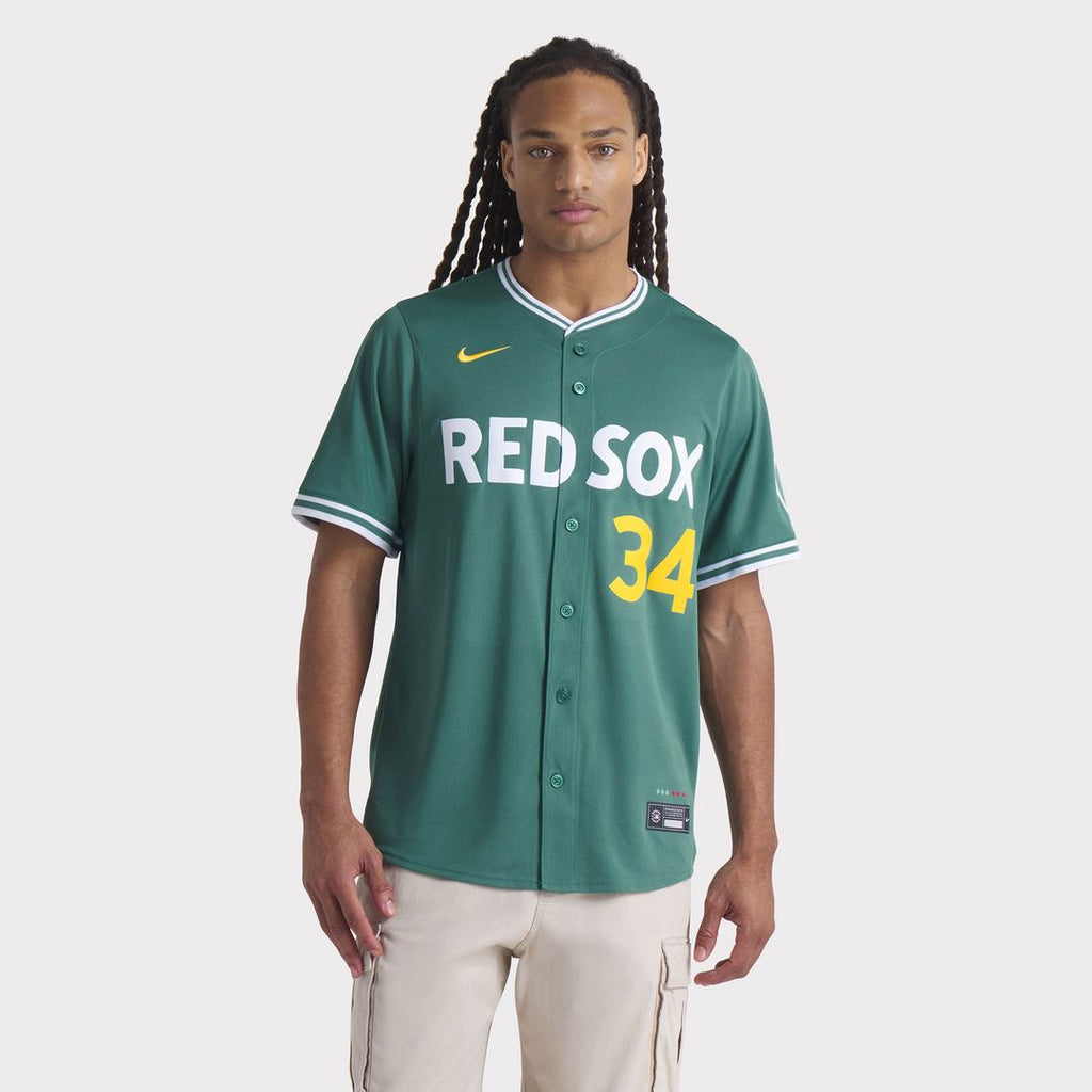 Boston Red Sox David Ortiz Nike Green 2025 City Connect Limited Retired Player Jersey product image 4, provided for visual