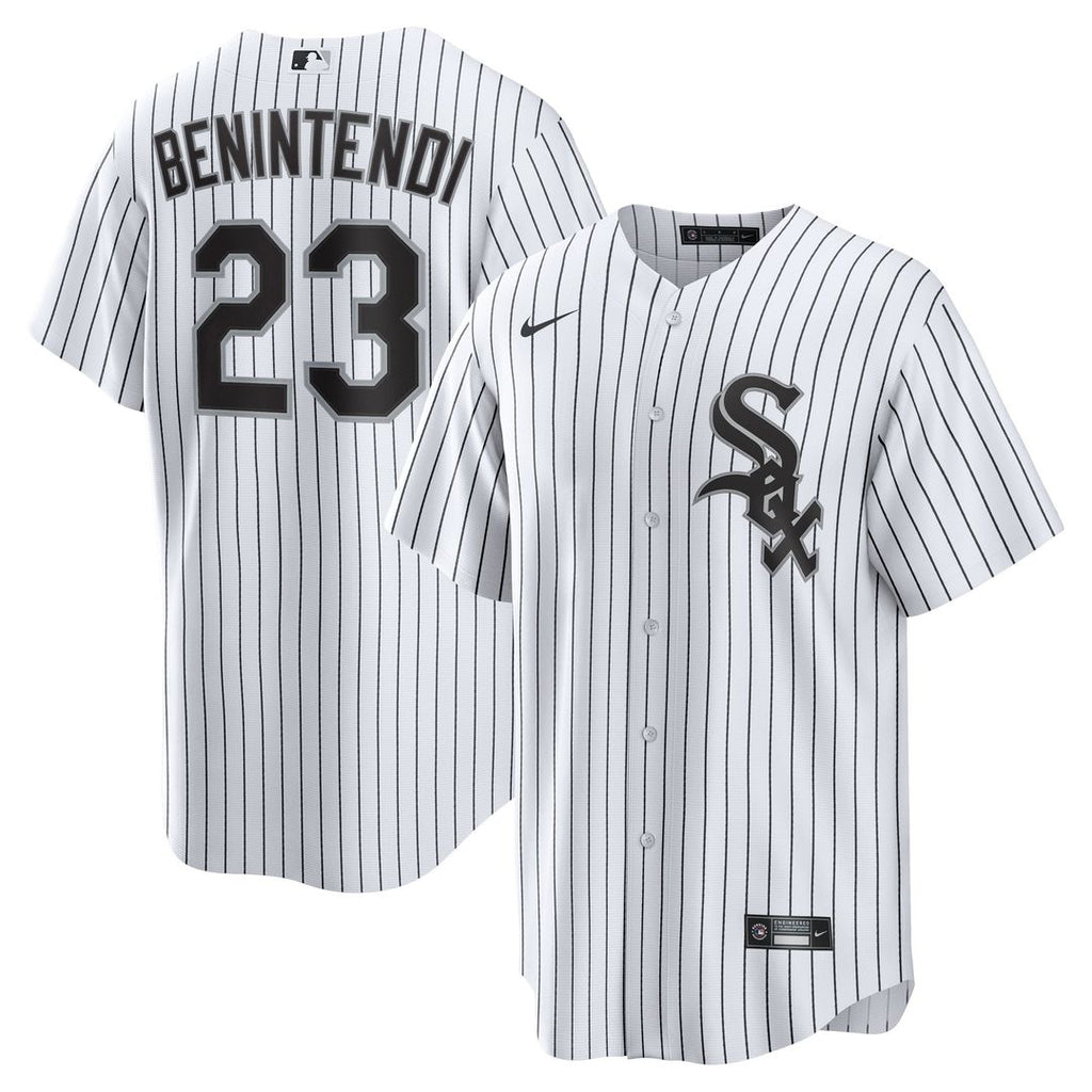 Chicago White Sox Andrew Benintendi Nike White/Black Home Official Player Jersey product image 1, provided for visual