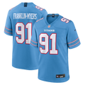 Tennessee Titans John Franklin-Myers Nike Light Blue Team Game Jersey product image 1, provided for visual reference and