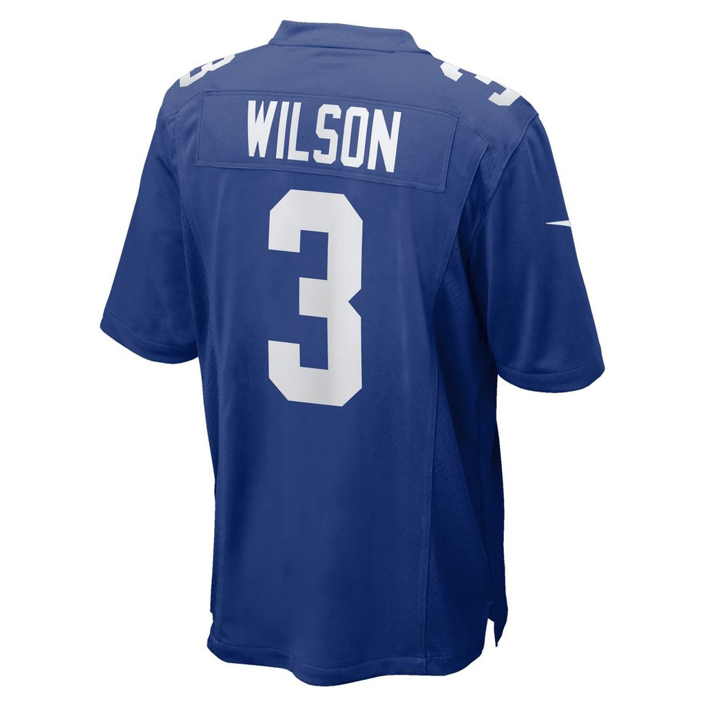 New York Giants Russell Wilson Nike Royal Game Jersey product image 3, provided for visual reference and product detail