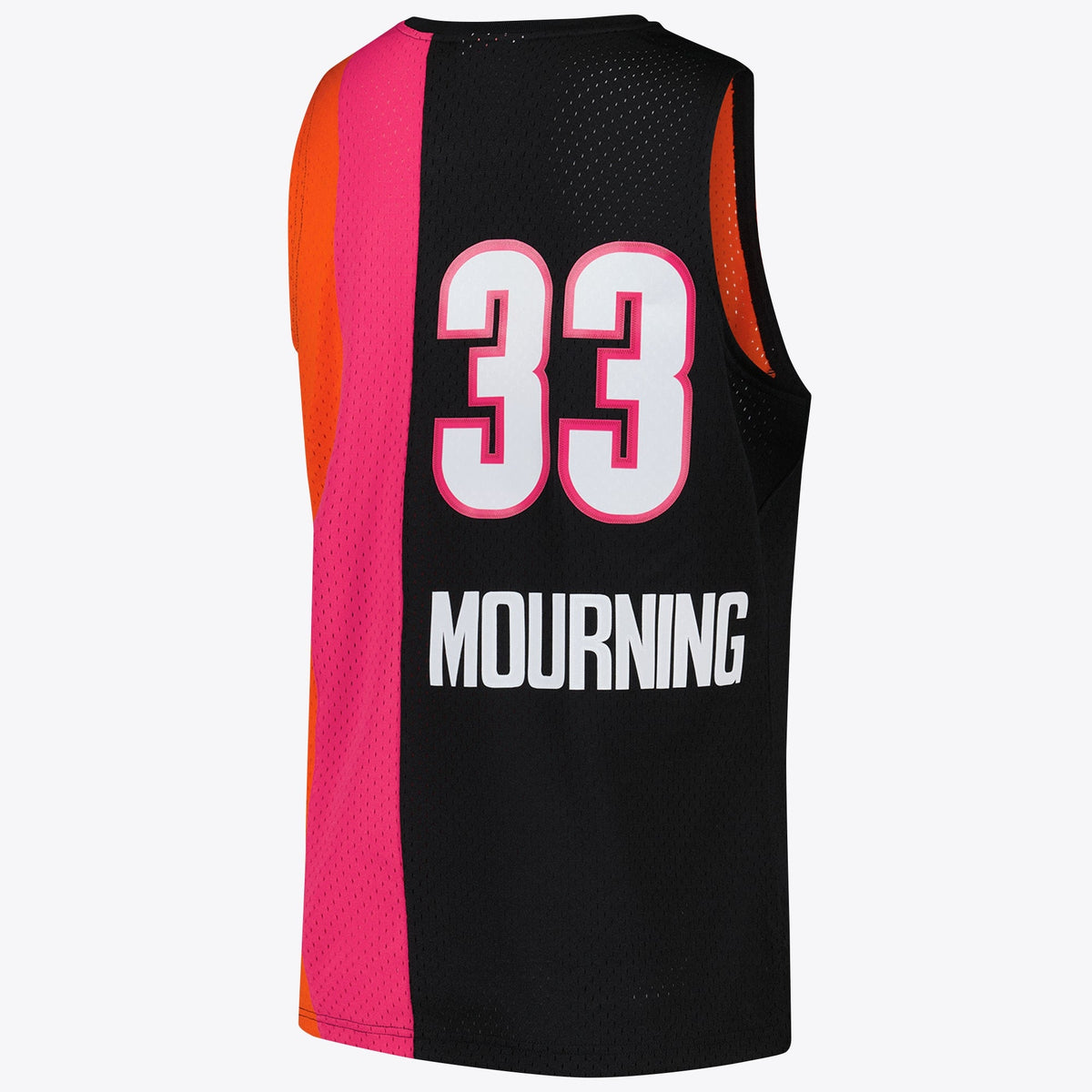 Miami Heat NBA Alonzo Mourning Hardwood Classics Road Jersey By Mitchell & Ness product image 4, provided for visual