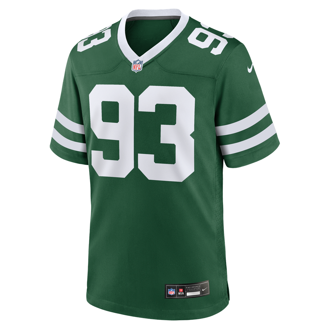 New York Jets Takk McKinley Nike Legacy Green Team Game Jersey product image 2, provided for visual reference and product