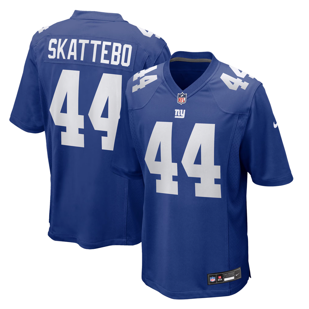 New York Giants Cam Skattebo Nike White Game Jersey product image 7, provided for visual reference and product detail review