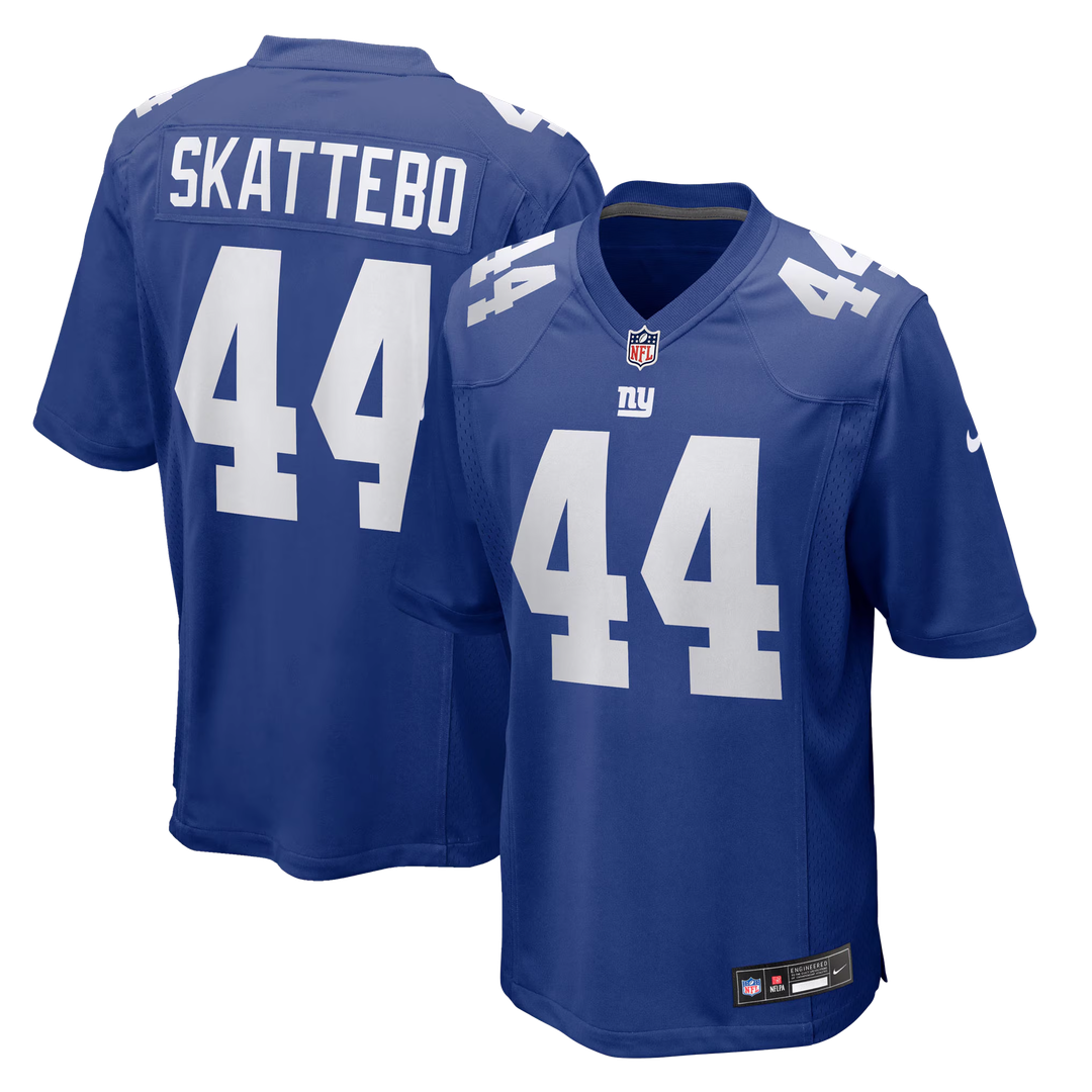 New York Giants Cam Skattebo Nike White Game Jersey product image 7, provided for visual reference and product detail review