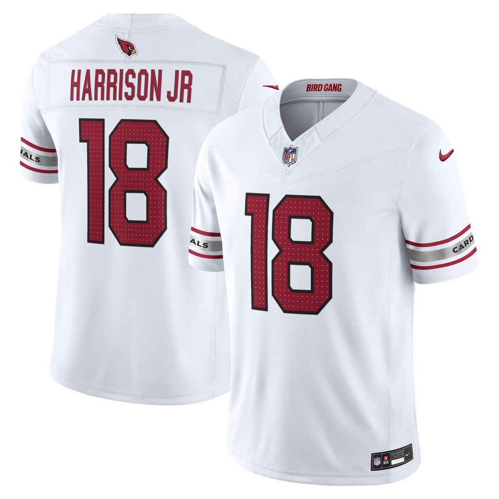 Arizona Cardinals Marvin Harrison Jr. Nike White Vapor F.U.S.E. Stitched Limited Jersey product image 1, provided for visual