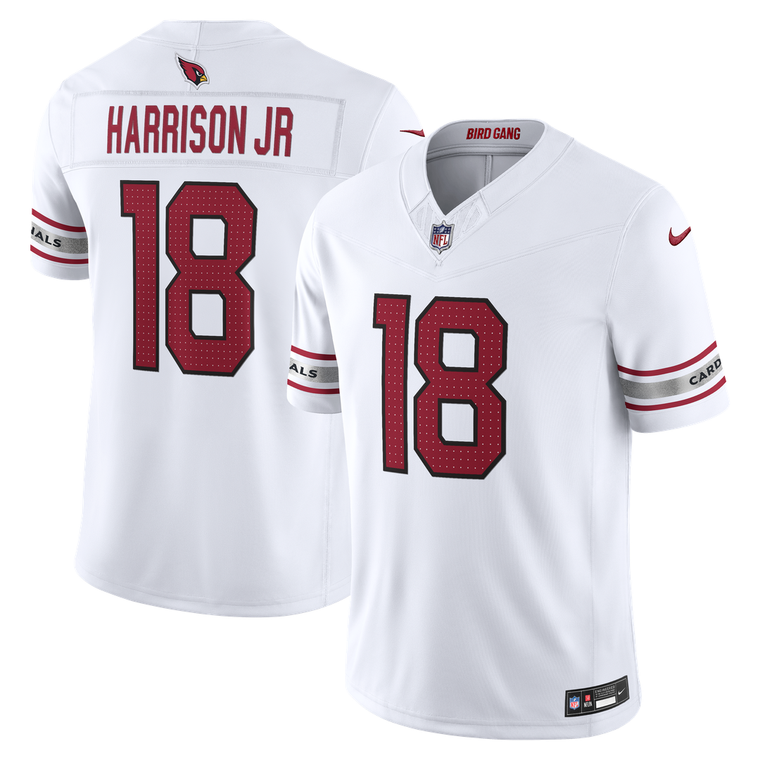 Arizona Cardinals Marvin Harrison Jr. Nike White Vapor F.U.S.E. Stitched Limited Jersey product image 1, provided for visual