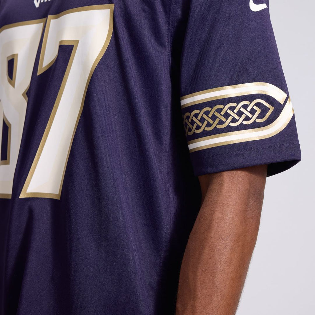 Minnesota Vikings T.J. Hockenson Nike Purple 2026 Rivalries Collection Game Jersey product image 18, provided for visual