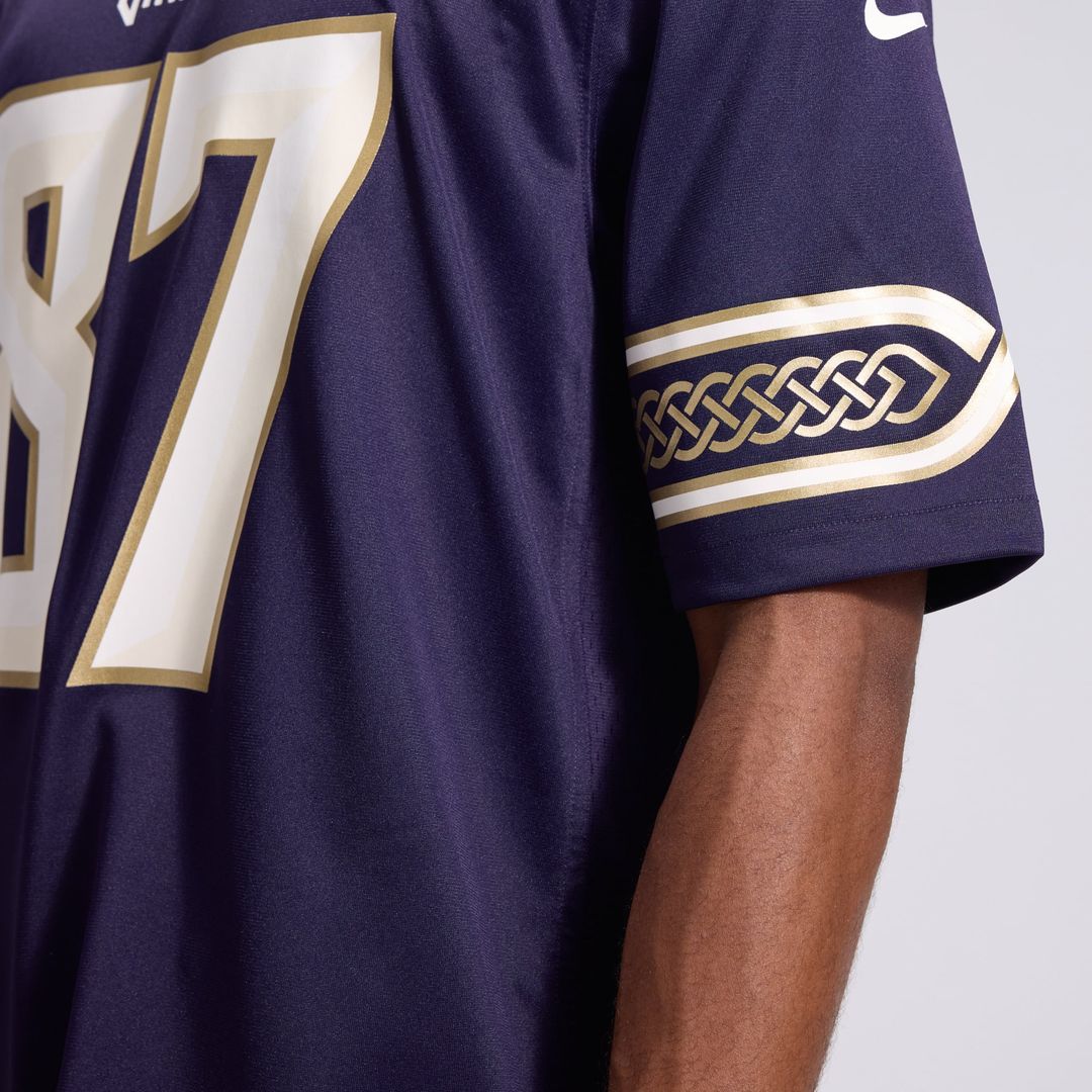 Minnesota Vikings T.J. Hockenson Nike Purple 2026 Rivalries Collection Game Jersey product image 18, provided for visual
