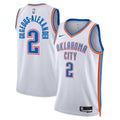 Oklahoma City Thunder Nike Association Edition Swingman Jersey - White - Shai Gilgeous-Alexander - Unisex product image 1,