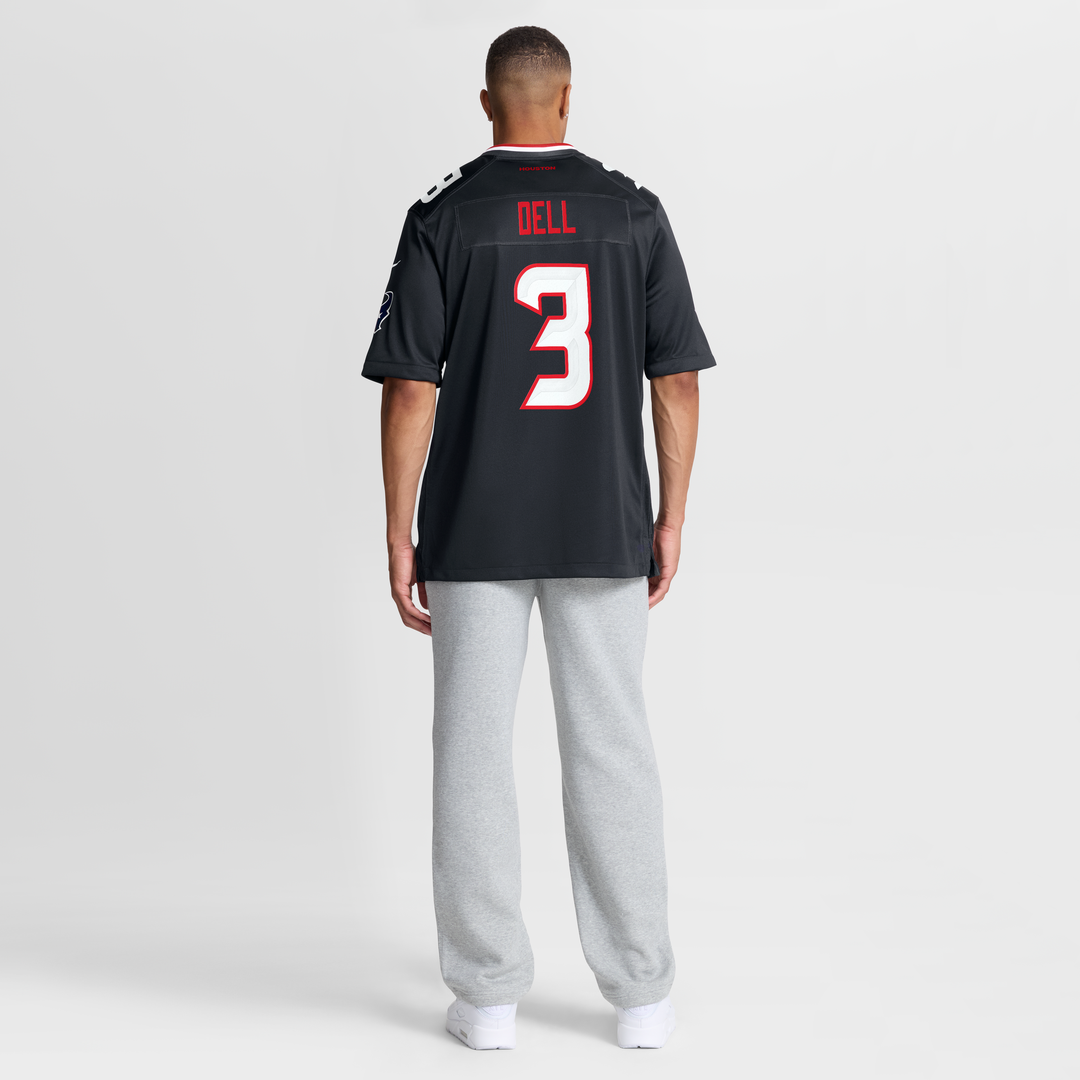 Houston Texans Tank Dell Nike Navy Game Jersey product image 8, provided for visual reference and product detail review