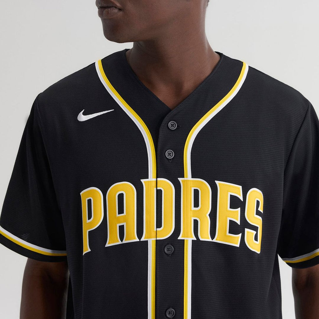 San Diego Padres Jackson Merrill Nike Fashion Replica Black Out Jersey product image 8, provided for visual reference and