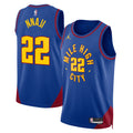 Denver Nuggets Jordan Statement Edition Swingman Jersey - Blue - Zeke Nnaji - Unisex product image 1, provided for visual