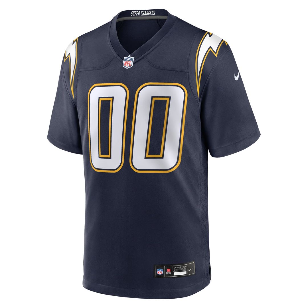 Los Angeles Chargers Nike Navy Alternate Super Chargers Game Custom Jersey product image 5, provided for visual reference
