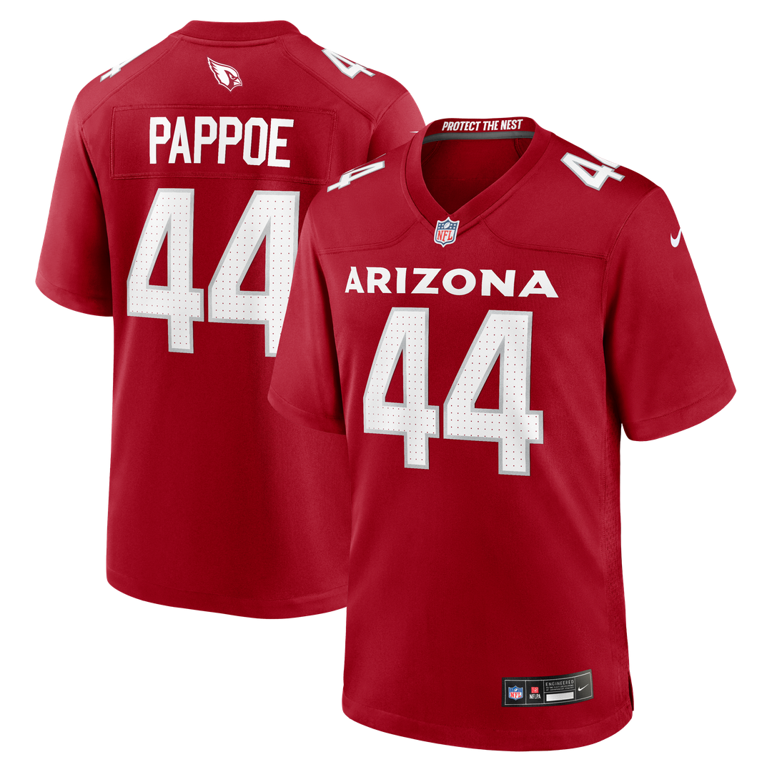 Arizona Cardinals Owen Pappoe Nike Cardinal Team Game Jersey product image 1, provided for visual reference and product