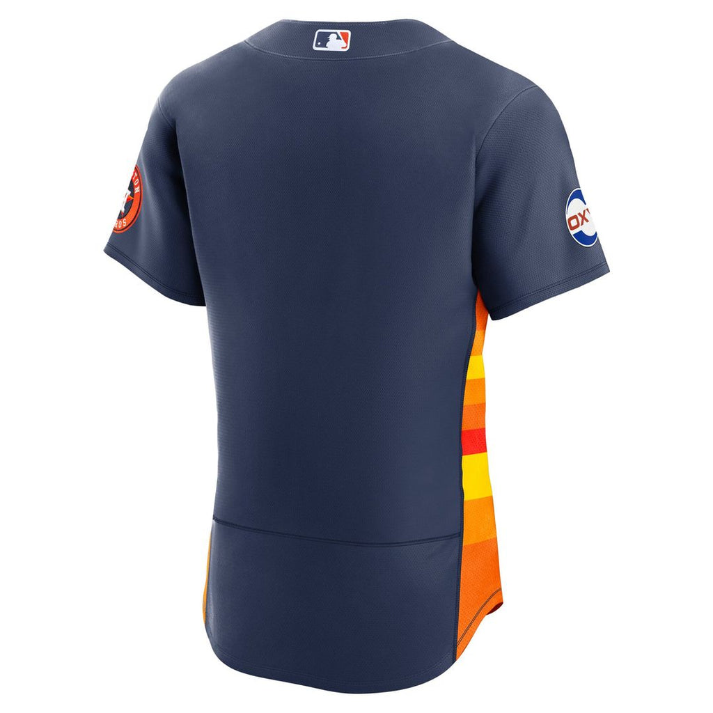 Houston Astros Nike Navy Alternate Sponsor Patch Authentic Jersey product image 3, provided for visual reference and product