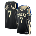 Milwaukee Bucks Jordan Brand Statement Edition Swingman Jersey - Hunter Green - Kevin Porter Jr. - Unisex product image 1,