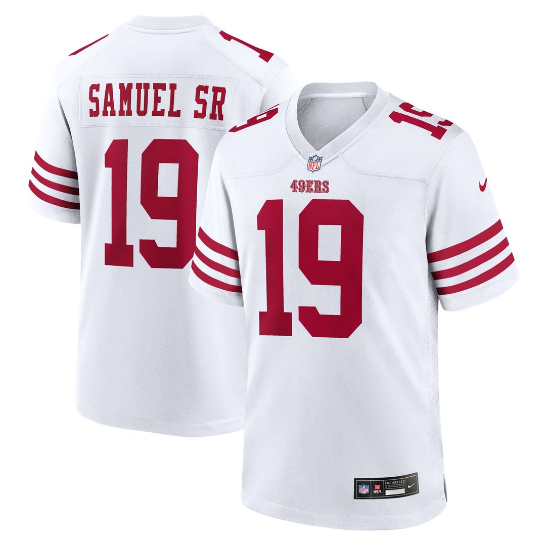 San Francisco 49ers Deebo Samuel Sr Nike Scarlet Team Game Jersey product image 17, provided for visual reference and