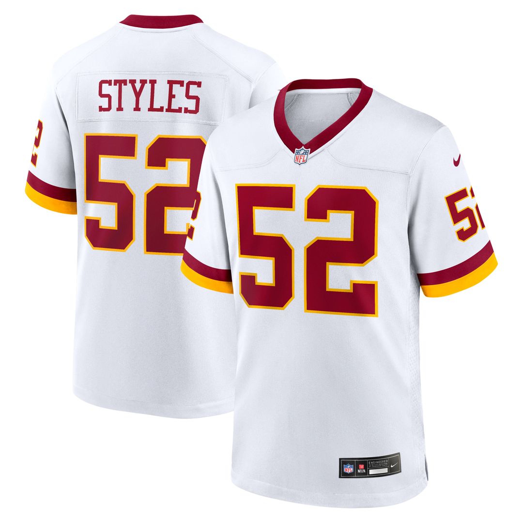 Washington Commanders Sonny Styles Nike Burgundy Team Game Jersey product image 15, provided for visual reference and