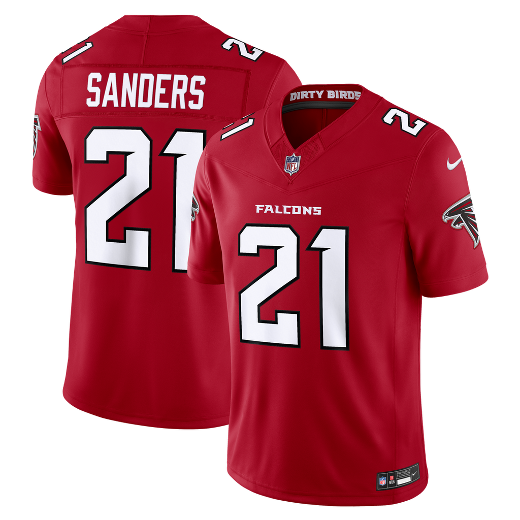 Atlanta Falcons Deion Sanders Nike Black Alternate Throwback Vapor F.U.S.E. Stitched Retired Limited Jersey product image 7,