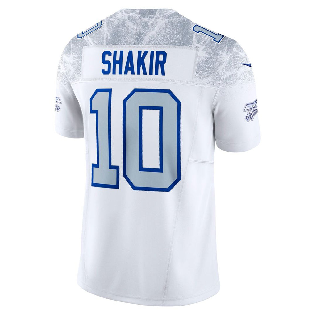 Buffalo Bills Khalil Shakir Nike White Rivalries Collection Stitched Limited Jersey product image 3, provided for visual