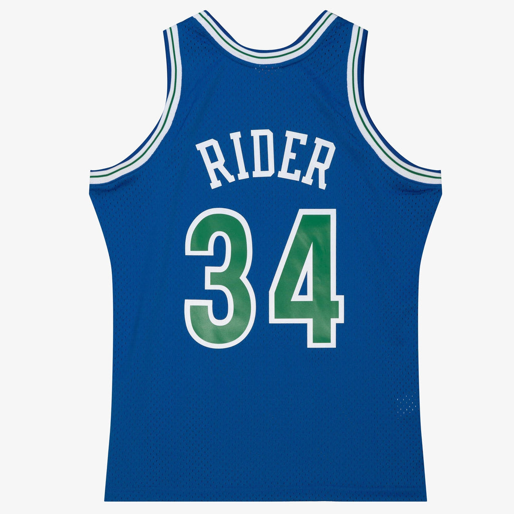 Minnesota Timberwolves Mitchell & Ness Isaiah Rider Jr 1993 Dark Authentic Jersey - Midnight Blue product image 4, provided
