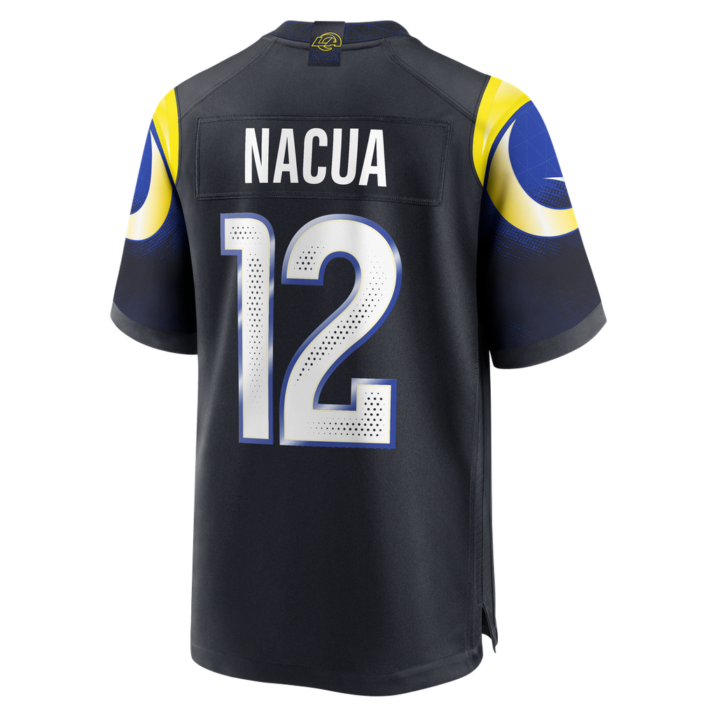 Los Angeles Rams Puka Nacua Nike Dark Blue Rivalries Collection Game Jersey product image 7, provided for visual reference