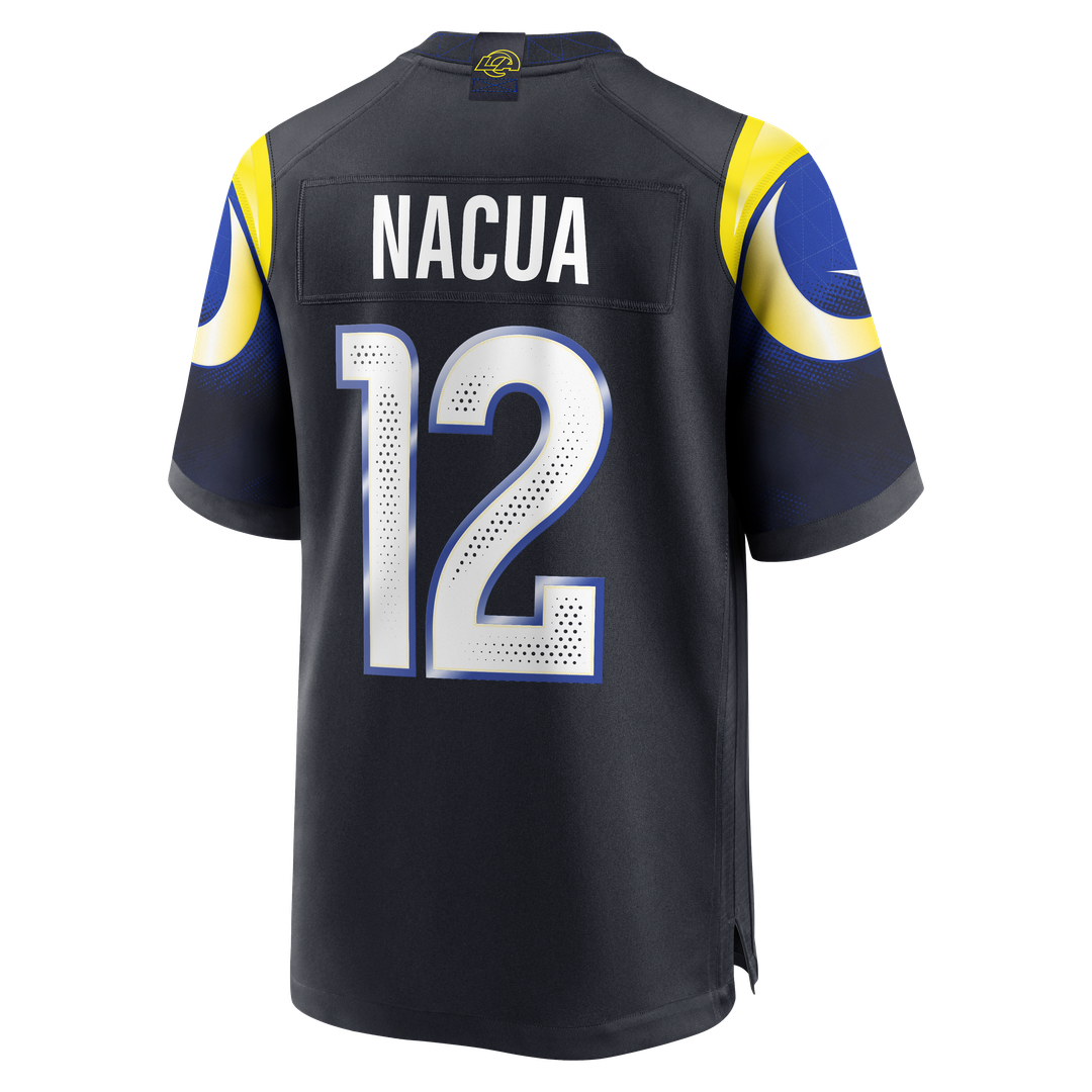 Los Angeles Rams Puka Nacua Nike Dark Blue Rivalries Collection Game Jersey product image 7, provided for visual reference