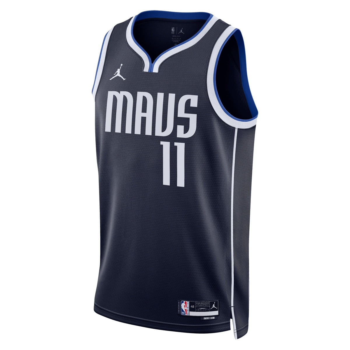 Dallas Mavericks Jordan Statement Edition Swingman Jersey - Navy - Kyrie Irving - Unisex product image 3, provided for